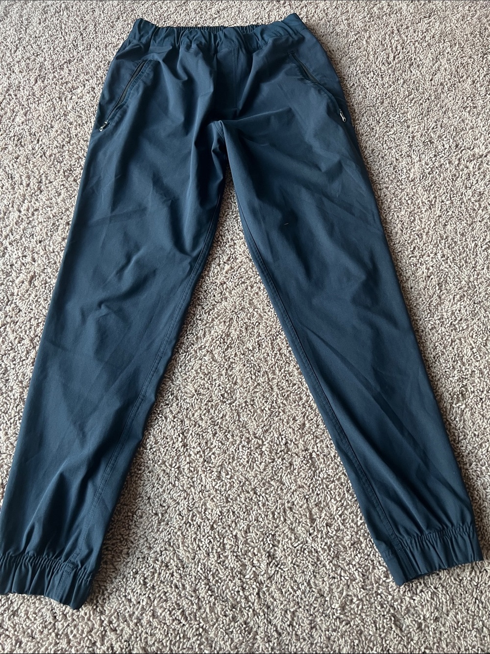 Lululemon Men's Elastic-Waist Jogger Pants Navy Blue Size M